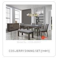 COS-JERRY DINING SET (1+4+1)